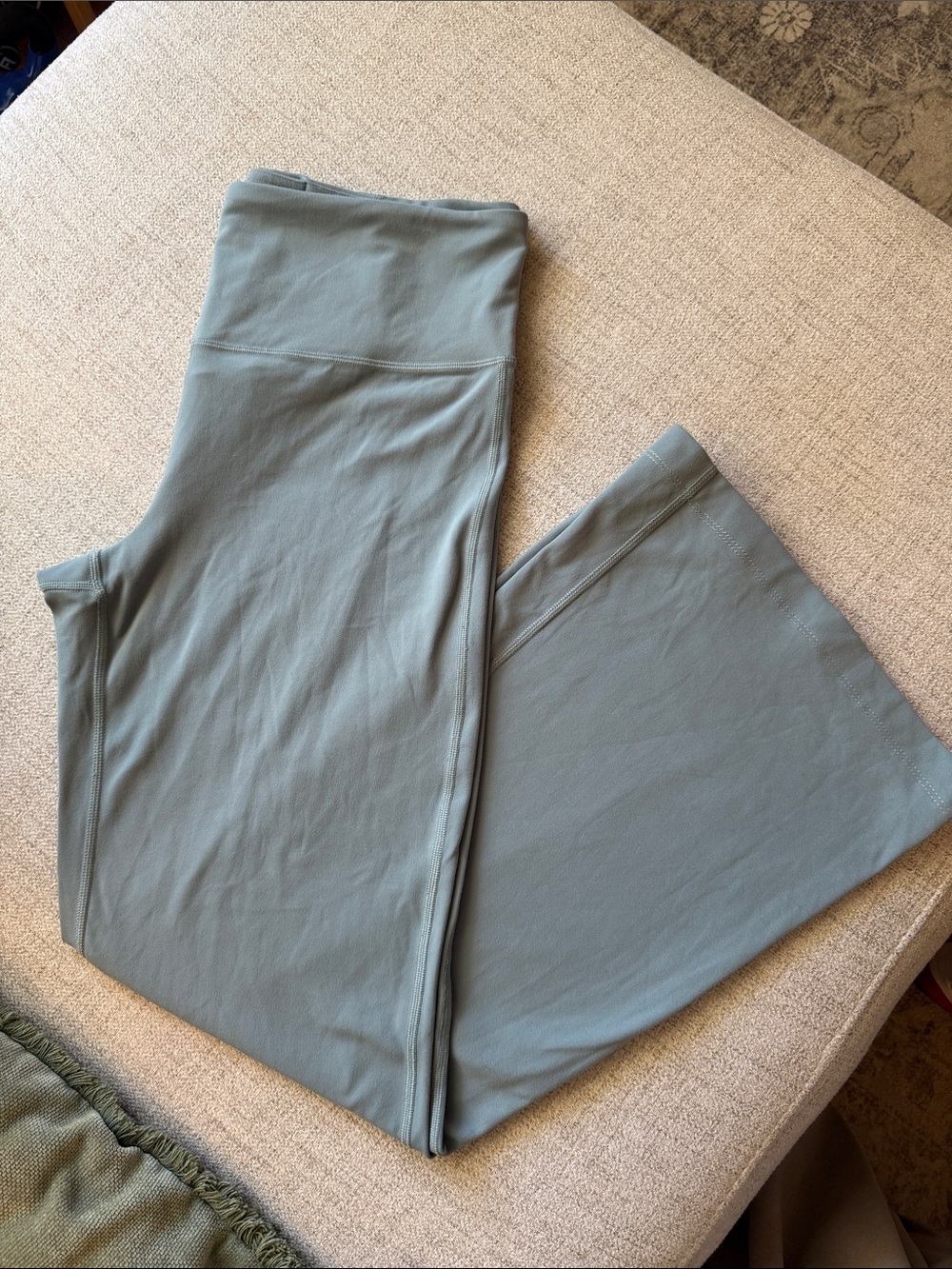 Athleta Elation Flare Pant Sage Green flare yoga pants